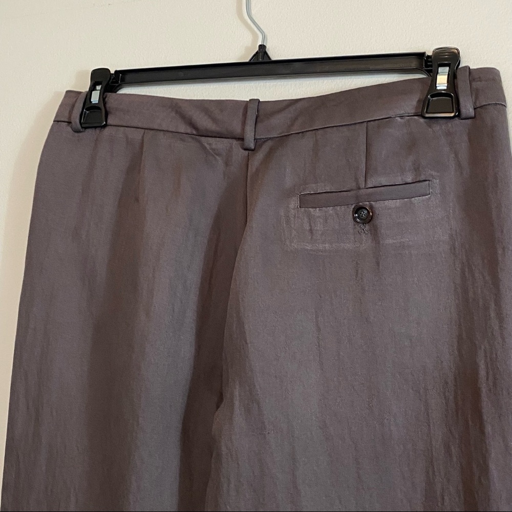 Massimo Dutti Brown Tapered Leg Pants Trousers US size 8 - Picture 6 of 11